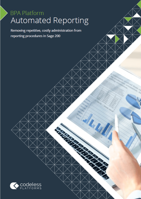 Automated Reporting for Sage 200 Brochure