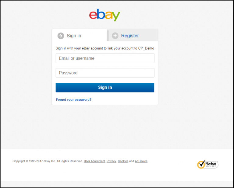 Using eBay web services with the Web Service Connector Tool (user token screenshots)