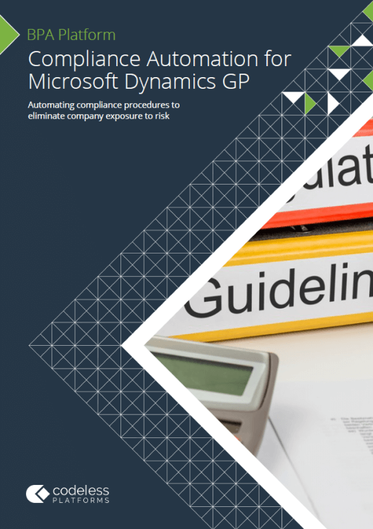 Compliance Automation for Microsoft Dynamics GP Brochure