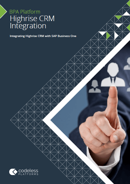 Highrise CRM SAP Business One Integration Brochure