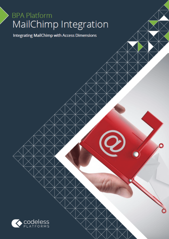 MailChimp Access Dimensions Integration Brochure