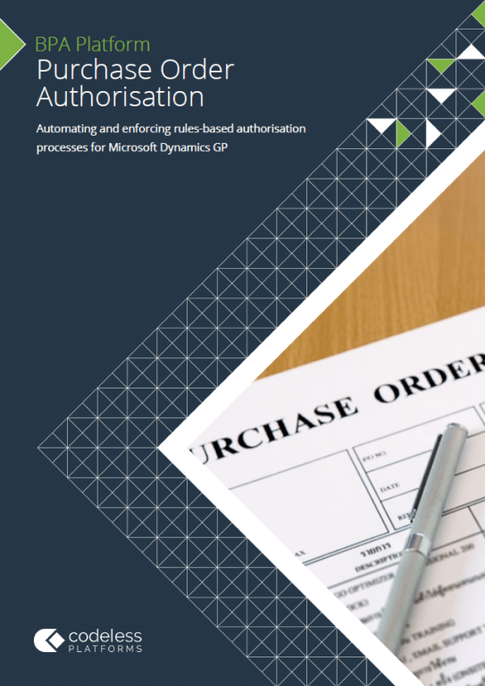 Purchase Order Authorisation for Microsoft Dynamics GP Brochure