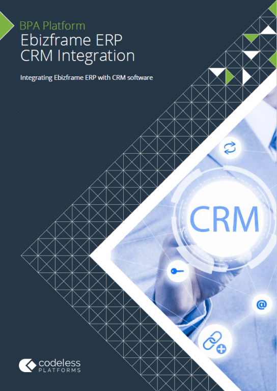 Ebizframe ERP CRM Integration Brochure