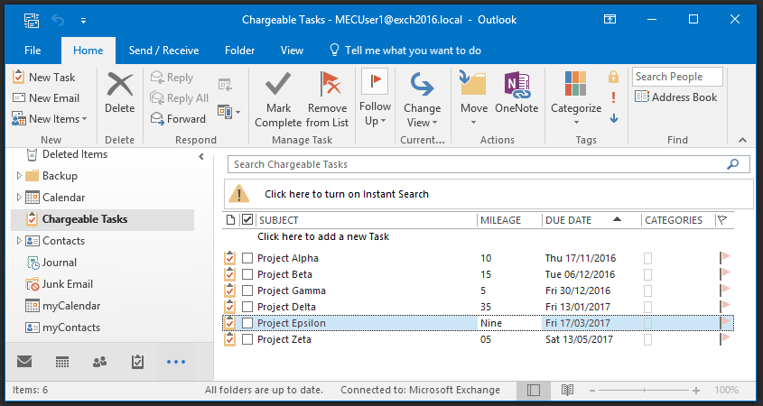 Microsoft Exchange Connector Tool – Find operation examples