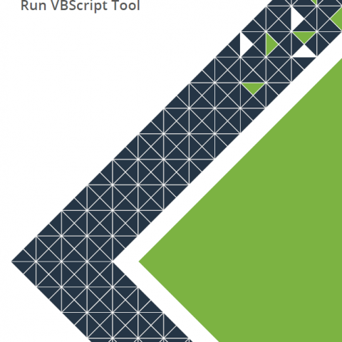 Run VBScript Tool