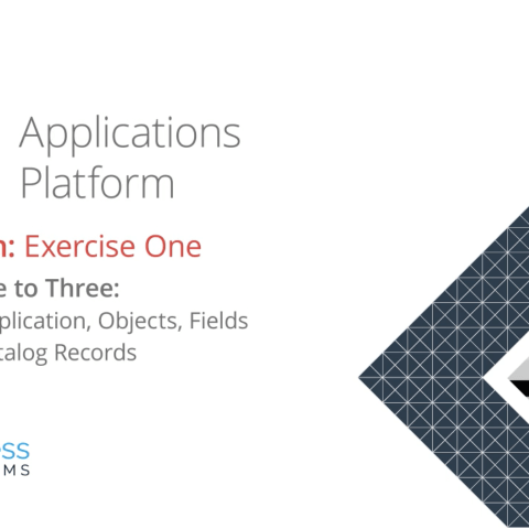 Applications Platform Foundation: Exercise One