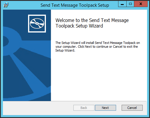 Send Text Message Tool - Install - Welcome