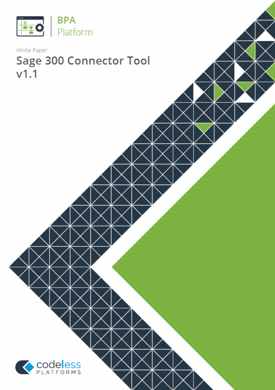 White Paper - Sage 300 Connector v1.1