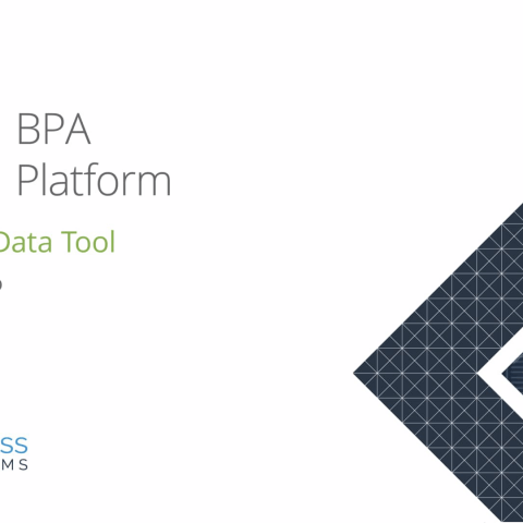 BPA Platform Tool Overview: Transform Data Tool