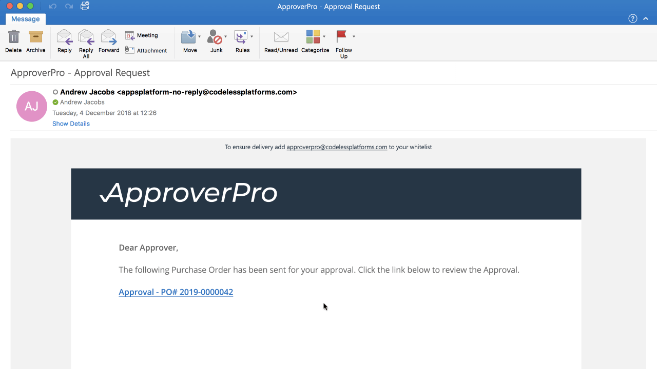 Create Approval Workflow Email Automation - ApproverPro Step 14