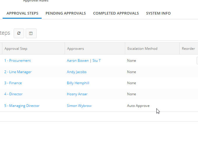 Approval Escalation Auto Reject or Approve - ApproverPro Step 8