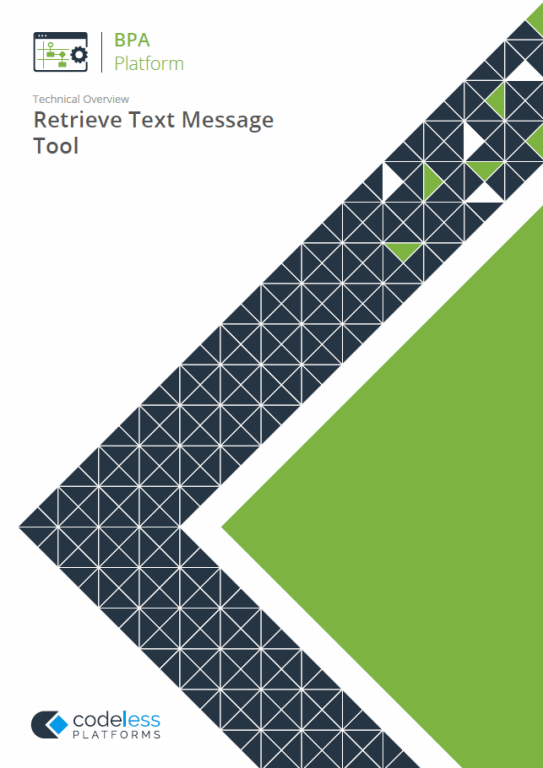 Retrieve Text Message Tool White Paper