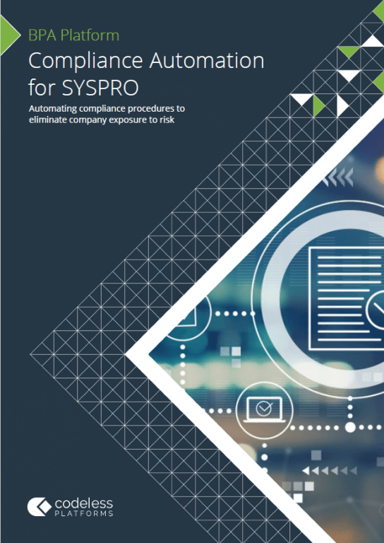 Compliance Automation for SYSPRO Brochure