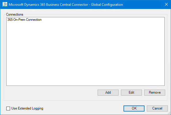 Microsoft Dynamics 365 Business Central Connector v1.1