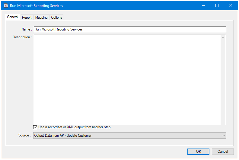 Run Microsoft Reporting Services Tool