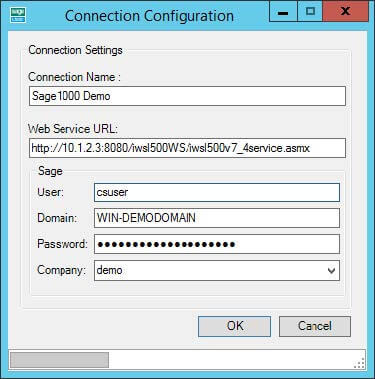 Sage 1000 Integration Connector