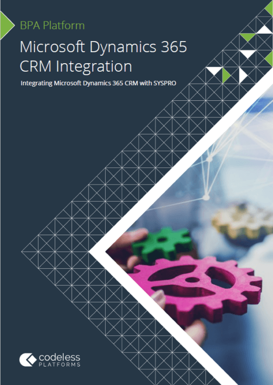 Microsoft Dynamics 365 CRM and SYSPRO Integration Brochure
