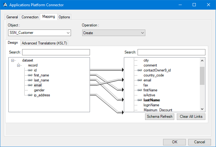 Applications Platform Connector Tool