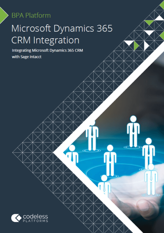 Microsoft Dynamics 365 CRM and Sage Intacct Integration Brochure