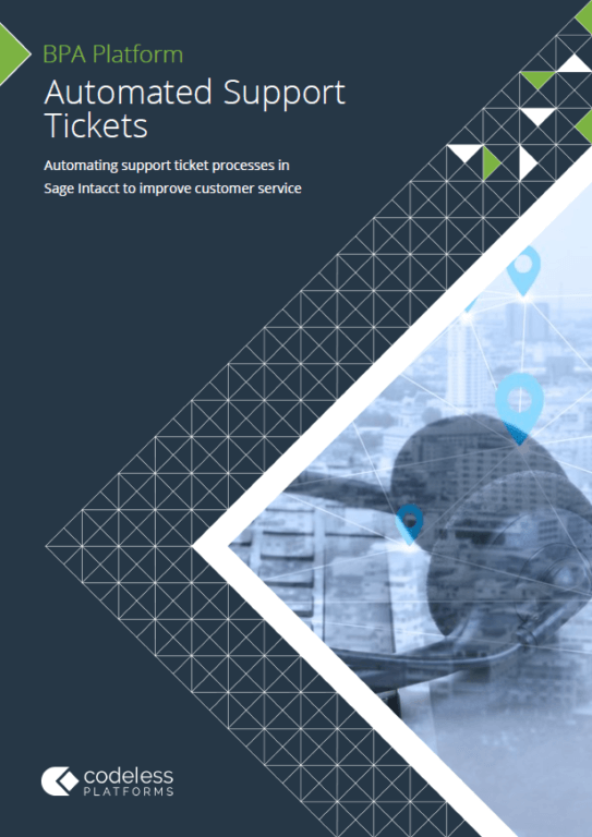 Automated Support Tickets for Sage Intacct Brochure