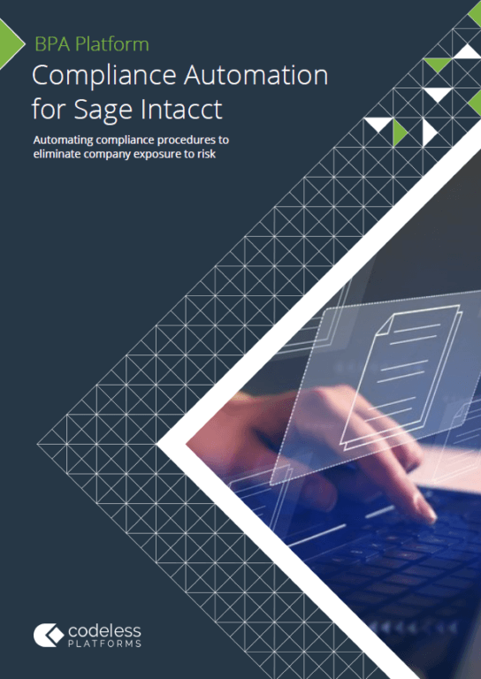 Compliance Automation for Sage Intacct Brochure