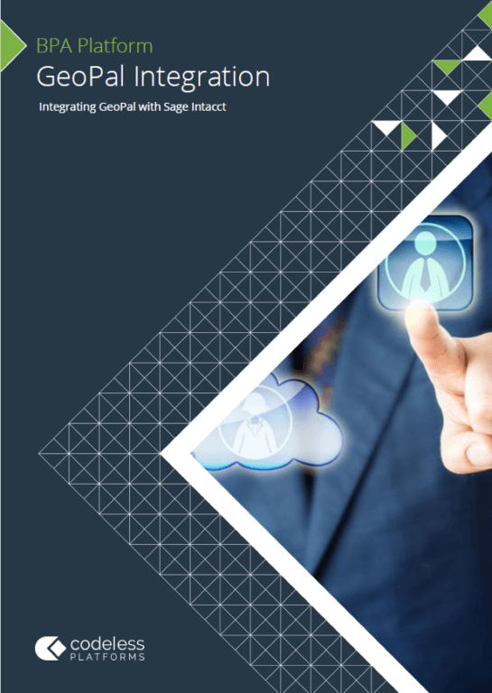 GeoPal Sage Intacct Integration Brochure