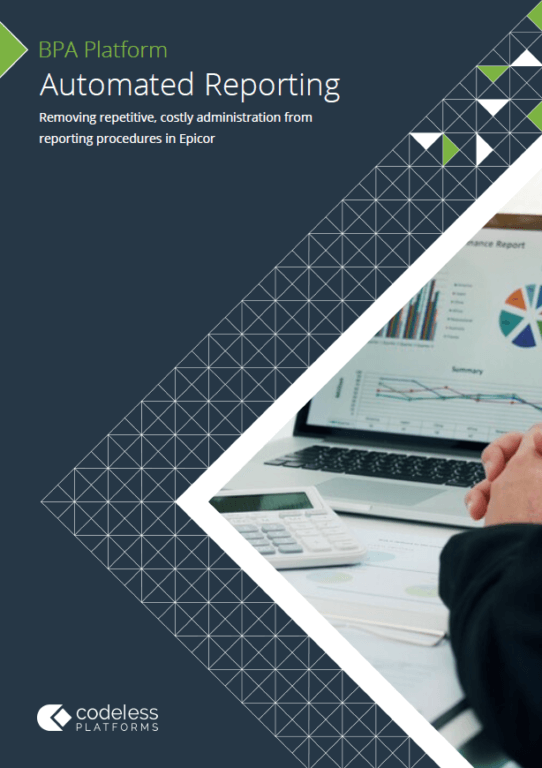 Automated Reporting for Epicor Brochure