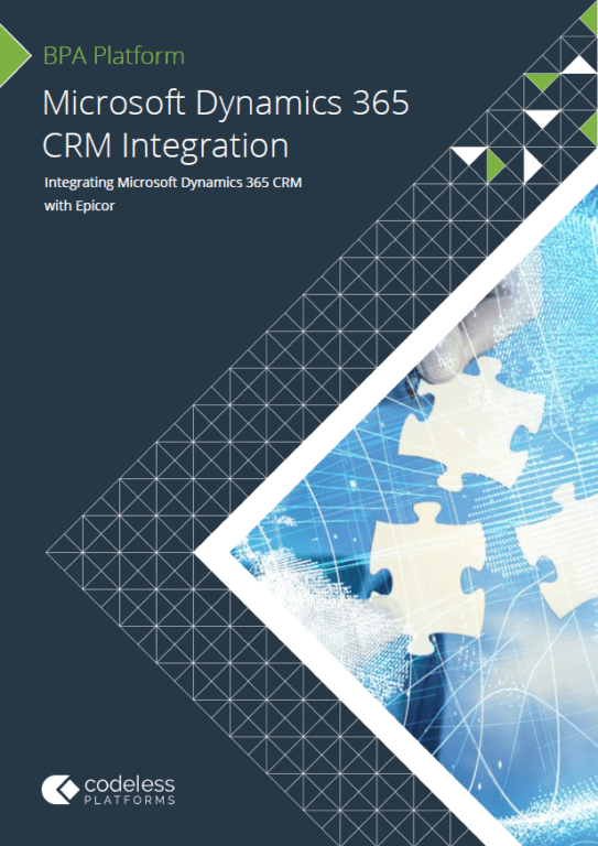 Microsoft Dynamics 365 CRM and Epicor Integration Brochure