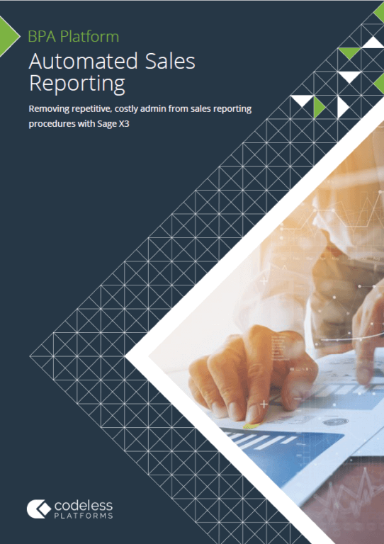 Automated Sales Reporting for Sage X3 Brochure