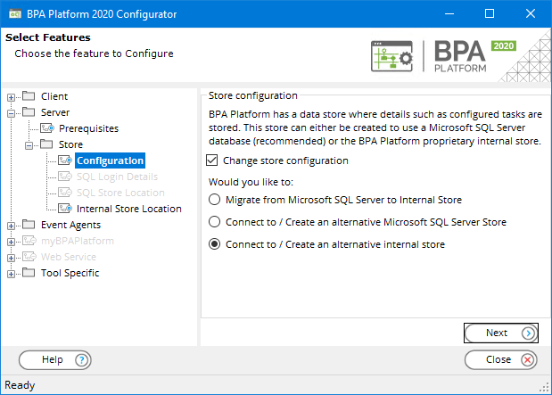 How to Restore the Store from a Backup - Configurator - Change Internal Store