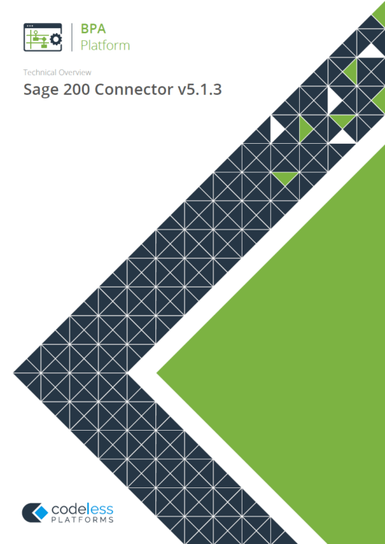 White Paper - Sage 200 Connector 5.1.3