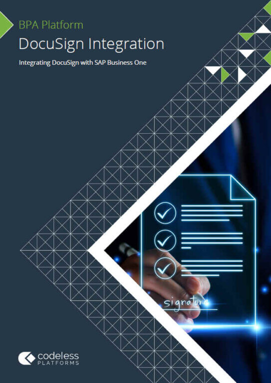 DocuSign SAP Business One Integration Brochure