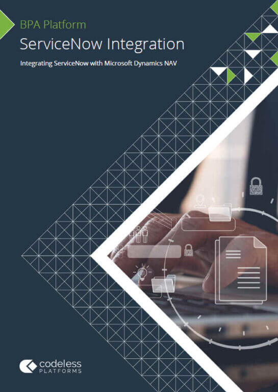 ServiceNow Microsoft Dynamics NAV Integration Brochure
