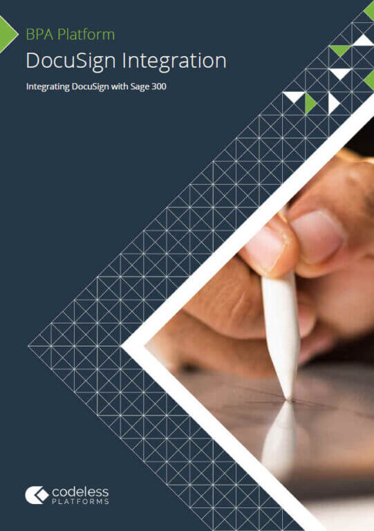 DocuSign Sage 300 Integration Brochure