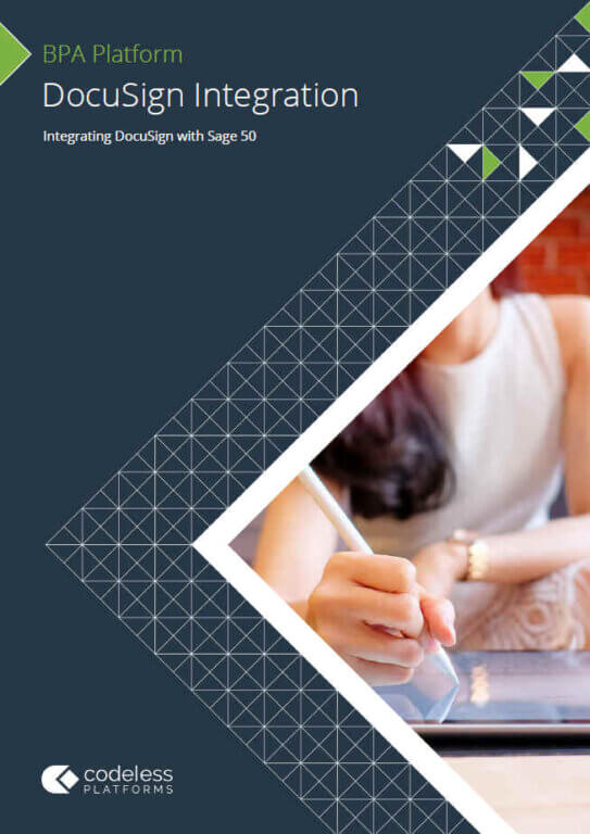DocuSign Sage 50 Integration Brochure