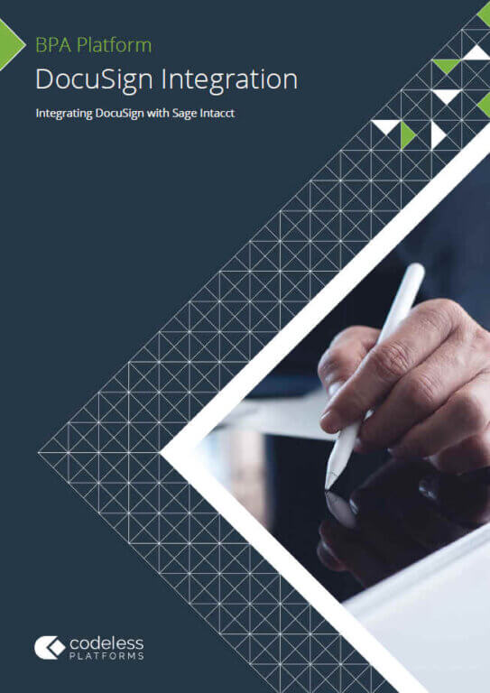 DocuSign Sage Intacct Integration Brochure