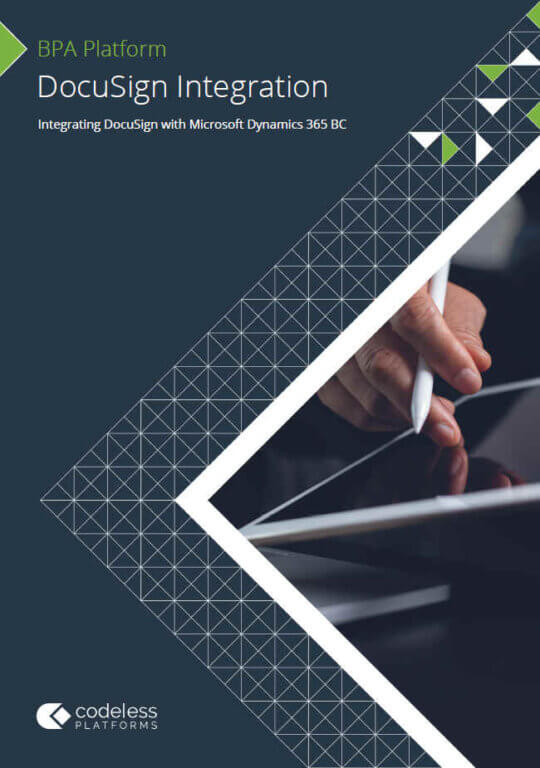 DocuSign Microsoft Dynamics 365 Business Central Integration Brochure