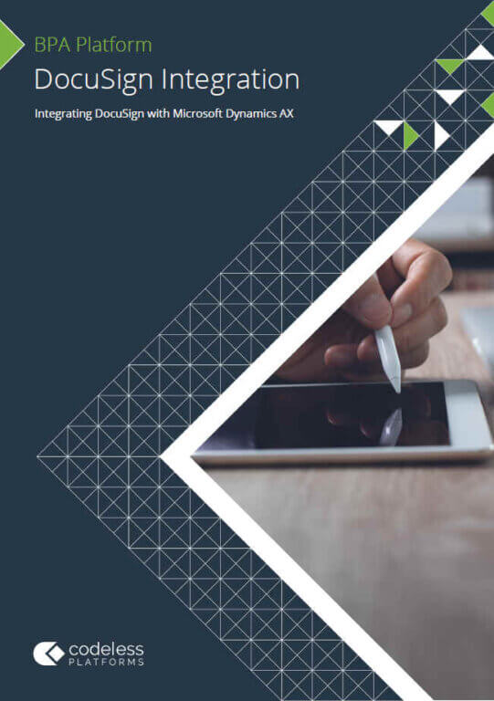 DocuSign Microsoft Dynamics AX Integration Brochure
