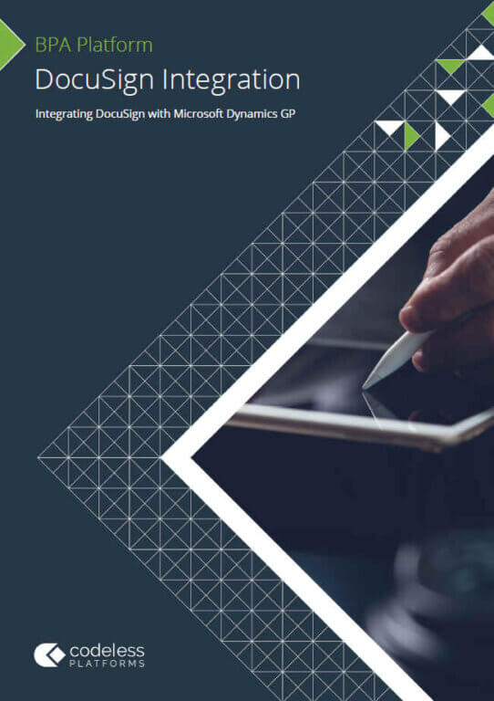 DocuSign Microsoft Dynamics GP Integration Brochure